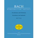 J.S. Bach ：Inventions & Sinfonias BWV 772-801【Urtext】