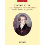 Bellini-15 Composizioni Vocali da Camera – High Voice