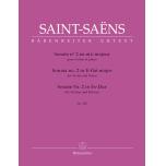 Saint-Saëns：Sonata no. 2 for Violin and Piano in E...