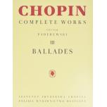 Frédéric Chopin Complete Works III: Ballades