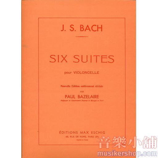 J.S.BACH SIX SUITES(法)Bazelaire