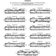 C.P.E. Bach：Piano Sonatas, Selection Volume I
