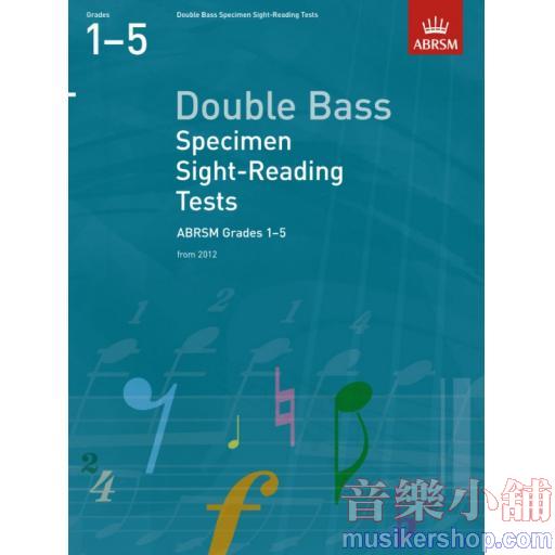 ABRSM：低音提琴視奏測驗範例 第1~5級