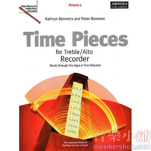 Time Pieces for Treble/Alto Recorder Volume 1
