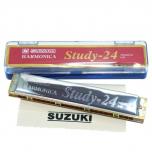 SUZUKI STUDY-24 C調複音口琴