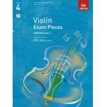 英國皇家 2012-2015  小提琴考曲 第4級 (Score + Part + 1CD)