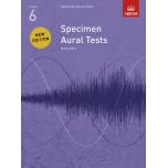 ABRSM Specimen Aural Tests - Grades 6 (2011+) Book Only