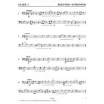 英國皇家 低音號及銅管樂器視奏測驗範例 第1~5級