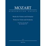 Works for Violin and Orchestra K. 207, 211, 216, 2...
