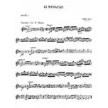 柯賴里：12首小提琴奏鳴曲-作品5【第一集】（獨奏譜+伴奏譜）