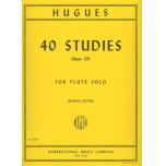 Hugues：40 Studies Op. 101 for Flute and piano