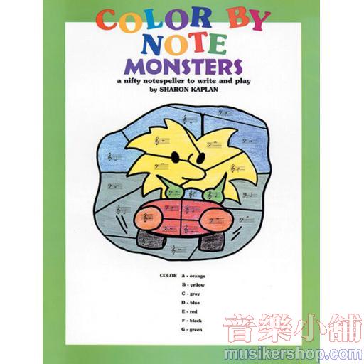 Color by Note Monsters：A Nifty Notespeller to Write and Play