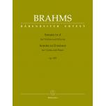 Brahms：Sonata for Violin and Piano D minor op. 108