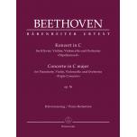 Beethoven：Concerto for Pianoforte, Violin, Violoncello and Orchestra C major op. 56 