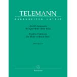 Telemann：Twelve Fantasias for Flute without Bass T...