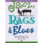 Jazz, Rags & Blues, Book 4 + Online Audio