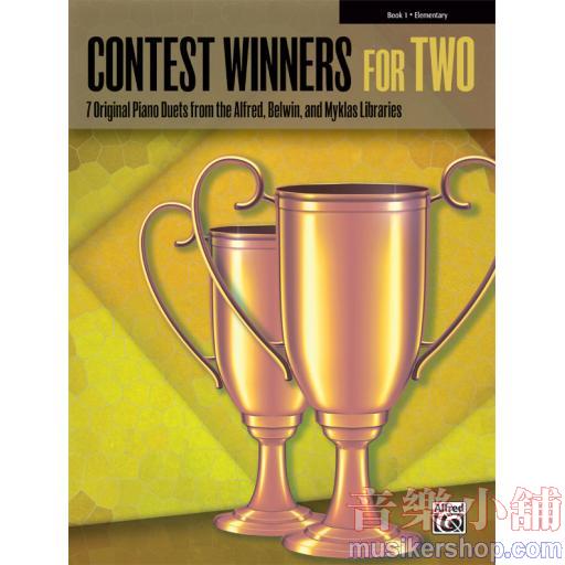 Contest Winners for Two, Book 1 Piano Duet (1 Piano, 4 Hands) Book