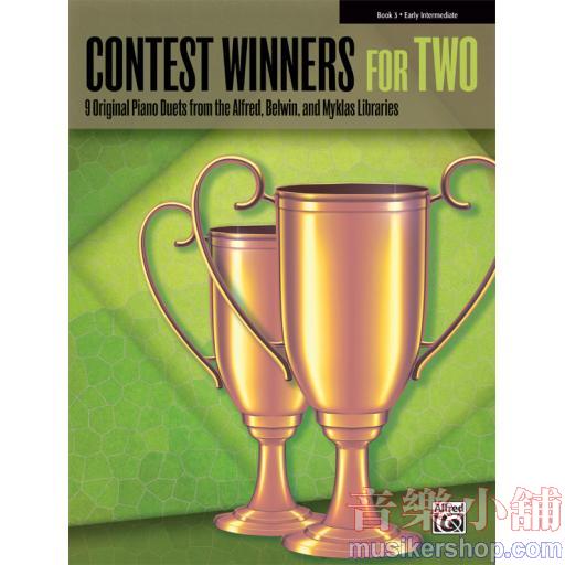 Contest Winners for Two, Book 3 Piano Duet (1 Piano, 4 Hands) Book