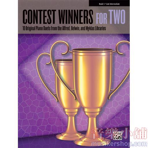 Contest Winners for Two, Book 5 Piano Duet (1 Piano, 4 Hands) Book