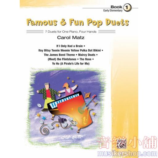 Famous & Fun 【Pop Duets】 Book 1