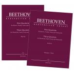 Three Quartets for Pianoforte, Violin, Viola and V...