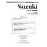 Suzuki Cello School Vol.2 鈴木大提琴鋼琴伴奏譜 【第二冊】