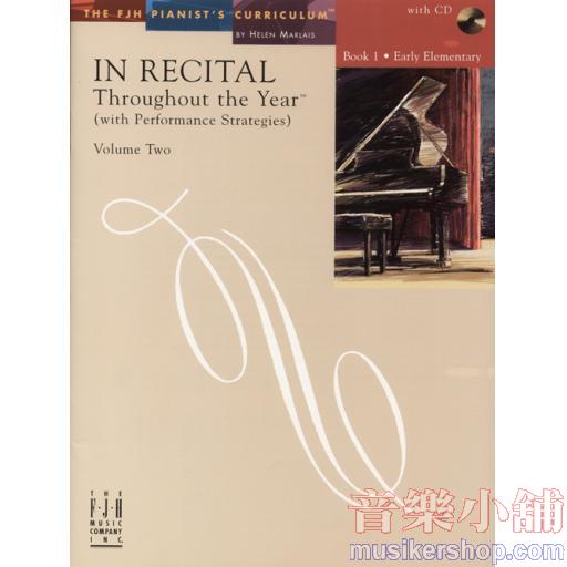 In Recital Throughout the Year, Vol Two, Book1 