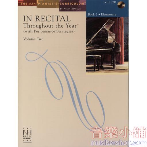 In Recital Throughout the Year, Vol Two, Book2 