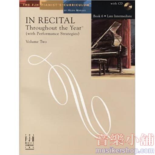 In Recital Throughout the Year, Vol Two, Book6