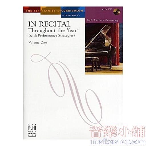 In Recital Throughout the Year, Vol One, Book3 