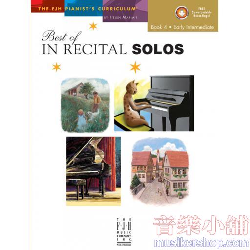 Best of In Recital Solos Book 4