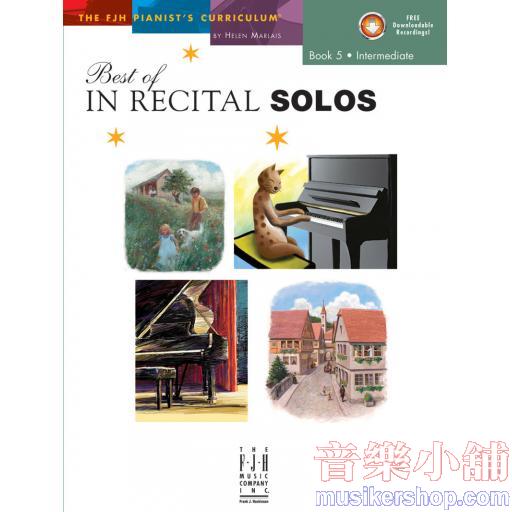 Best of In Recital Solos Book 5