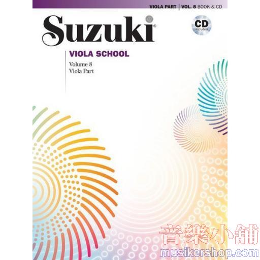 Suzuki School Viola Book & CDs, Volume 8
