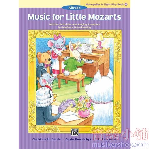 Music for Little Mozarts: Notespeller & Sight-Play Book 4
