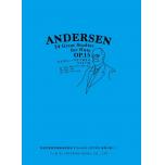 ANDERSEN給長笛的二十四首大練習曲，作品第15號﹝樂譜﹞