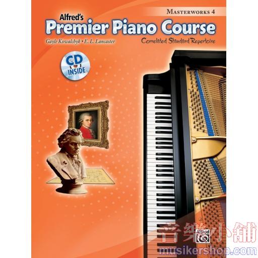 Alfred's Premier Piano Course, Masterworks 4