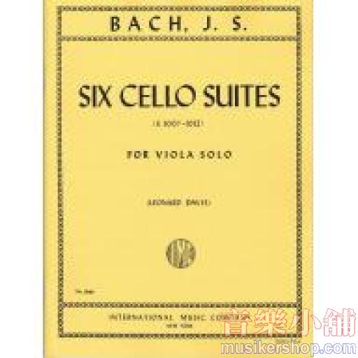 J.S. Bach Six Cello Suites, S. 1007-1012 for Viola Solo