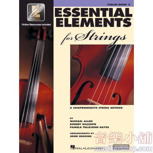 Essential Elements for Strings – Violin Book 2 with EEi