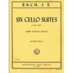 J.S. Bach Six Cello Suites, S. 1007-1012 for Viola Solo