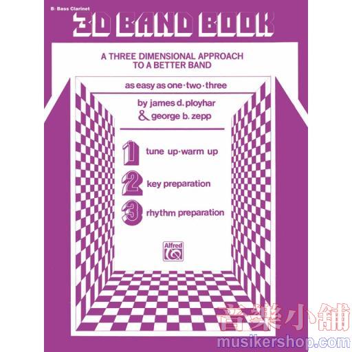 3D Band Book【B-flat Bass Clarinet Book】00-EL02858