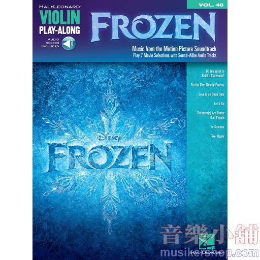 Frozen：Violin Play-Along Volume 48