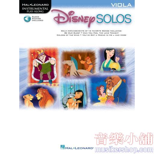 Disney Solos for 【Viola】：Play Along with a Full Symphony Orchestra!