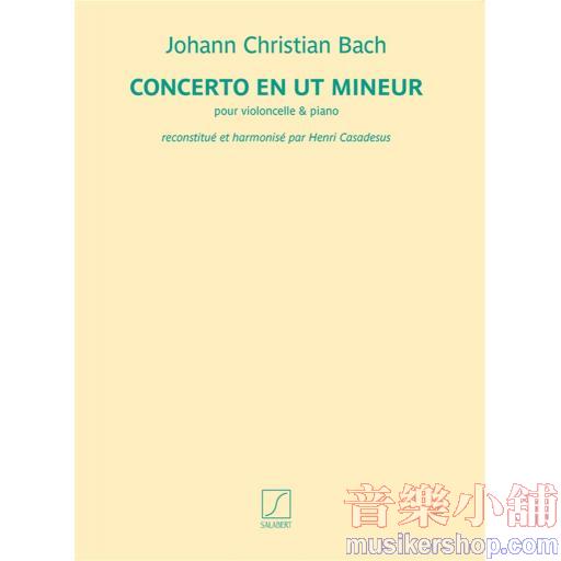 J.C. Bach：CONCERTO EN UT MINEUR pour violoncelle & piano