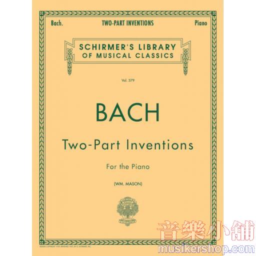 Bach：15 Two-Part Inventions