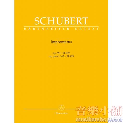 Schubert, FranzImpromptus op. 90 D 899, op. post. 142 D 935