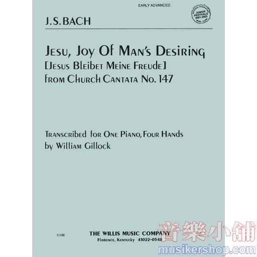 Gillock：Jesu, Joy of Man`s Desiring(1P4H)