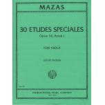 Mazas：30 Etudes Speciales Opus 36, Book 1 For VIOL...