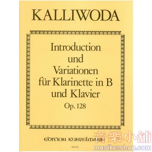 Kalliwoda - Introduction and variations for clarinet and piano op.128