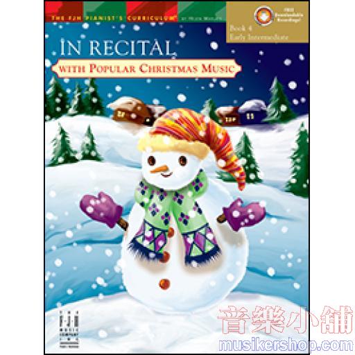 In Recital with Popular Christmas Music, Book 4