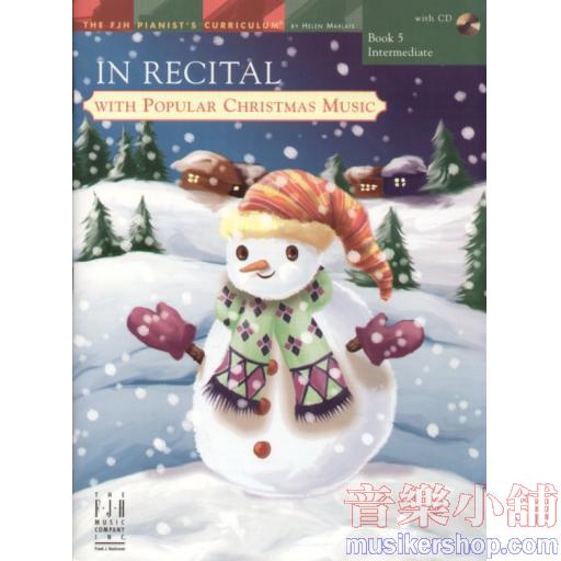 In Recital with Popular Christmas Music, Book 5
